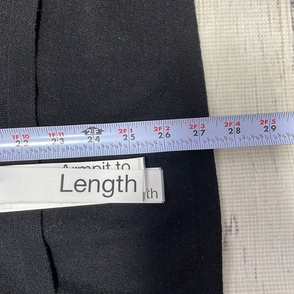 Peony & Me Sweater NWT Pullover Tie Sleeves Black Knit Size Medium - Picture 6 of 9